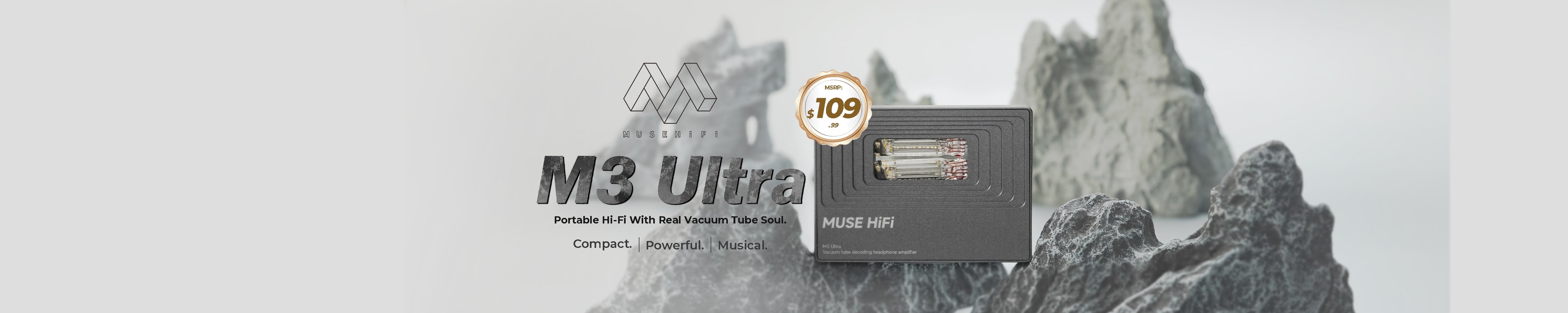 Muse HiFi M3 Ultra Portable DAC/AMP Launched: Experience Tube Sound With Ultra-Lightweight Design!!